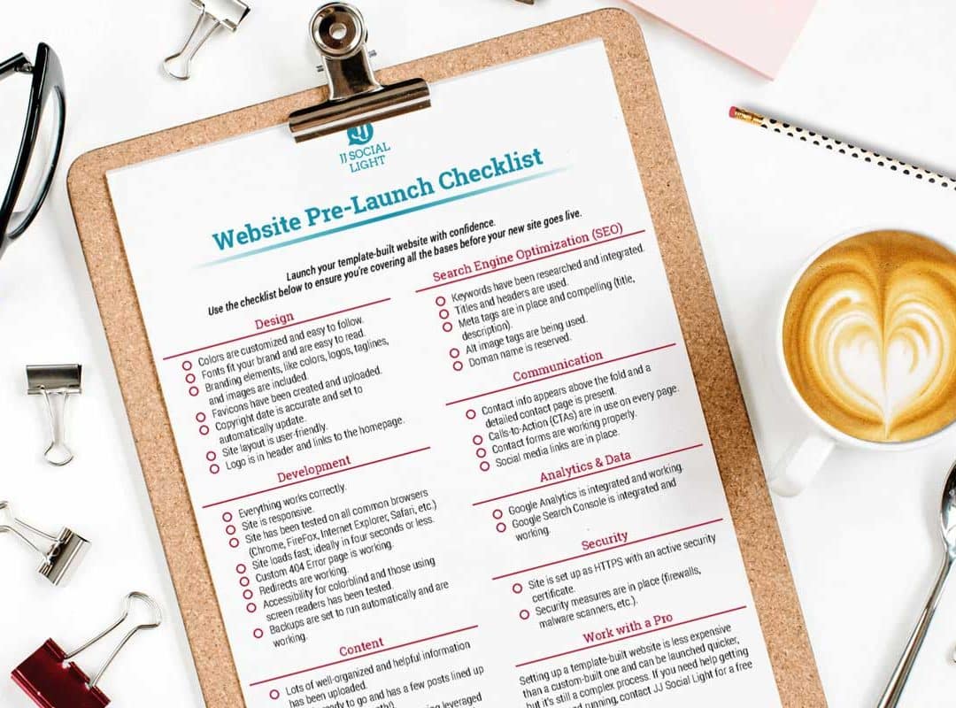 Website Pre-Launch Checklist