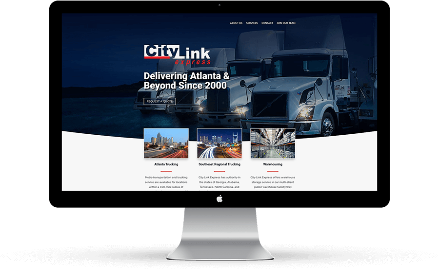 trucking company website