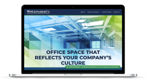 website design for office space leasing company